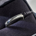 Classic Minimalist Plain Band Ring For Women, Fashion Engagement Style Finger Jewelry view 4