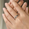 Classic Minimalist Plain Band Ring For Women, Fashion Engagement Style Finger Jewelry view 3