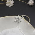 Metal Snowflake Keychain For Winter Bag Charm Gift view 4