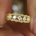 Round Zircon Inlaid Ring For Women, French Sweet Elegant Design Daily Fashion Single Ring view 3