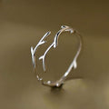 Women's Minimalist Branch Open Ring, Classic Adjustable Statement Finger Ring For Fashion Styling view 1