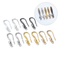 18x9mm Copper Plated Zircon Paved Earring Hooks For DIY Jewelry Earring Findings Earrings view 1