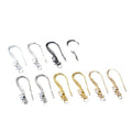 18x9mm Copper Plated Zircon Paved Earring Hooks For DIY Jewelry Earring Findings Earrings view 5