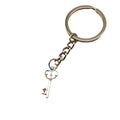 Zinc Alloy Key Shape Keychain Bag Charm Gift Key Ring view 5