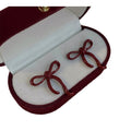 2026 New Hong Kong Style Red Bow Alloy Stud Earrings, Sweet Cool Trendy Fashion Ear Jewelry view 5