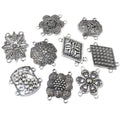 Antique Silver Ethnic Style Multi Hole Connectors For DIY Necklace Bracelet Pendant Jewelry view 5