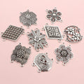 Antique Silver Ethnic Style Multi Hole Connectors For DIY Necklace Bracelet Pendant Jewelry view 3