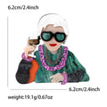 Alloy Acrylic Grandma Brooch Pin For Creative Women Suit Decoration view 4