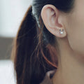 Fashion Christmas Reindeer Antler Stud Earrings For Women, Holiday Party Jewelry Accessories view 3