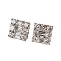 Minimalist Geometric Stud Earrings With Micro Pave Zircon For Women Daily Wear Jewelry view 5