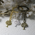 Metal Tree Of Life Keychain Bag Charm Gift view 3
