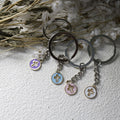 Zinc Alloy Enamel Cross Keychain Bag Charm Gift view 3