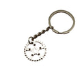 Metal Gear Shape Keychain Bag Charm Gift Key Ring view 5
