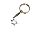 Metal Six Point Star Keychain Bag Charm Gift view 5