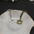Metal Six Point Star Keychain Bag Charm Gift view 4