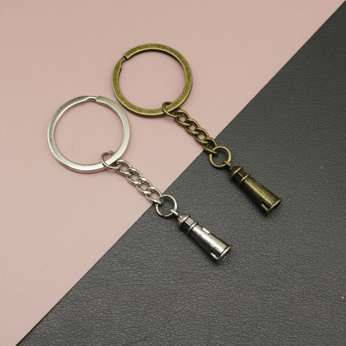 Metal Lighthouse Keychain Bag Charm Gift Key Ring