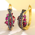 Zircon Inlaid Ear Cuff Earrings For Women, Light Luxury Banquet Fashion Jewelry Accessory view 3