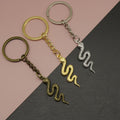 Zinc Alloy Cobra Snake Keychain Bag Charm Gift view 1
