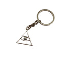 Metal Triangle Eye Keychain Creative Bag Charm view 5