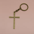 Zinc Alloy Cross Pendant Keychain Key Ring Gift view 6