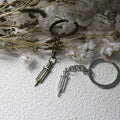 Metal Sewing Needle Keychain For Key Ring Gift view 3