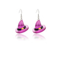 Halloween Cartoon Pumpkin Ghost Witch Hat Acrylic Alloy Hook Drop Earrings view 5