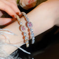 French Light Luxury Zircon Copper Plastic Bangle Minimalist Oval Round Fashion Jewelry view 1