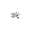 Copper Zircon Bow Hollow Open Bangle Ring Minimalist Geometric Light Luxury Jewelry view 5