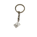 Metal Cookbook Keychain Bag Charm Gift view 5