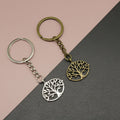 Metal Tree Of Life Keychain Meaningful Key Ring Gift view 1