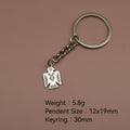 Metal Thunderbird Keychain Bag Charm view 2