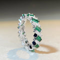 Elegant Commuter Geometric Zircon Women's Ring Luxury Style Banquet Statement Jewelry view 2