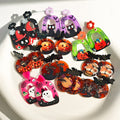 Halloween Cartoon Pumpkin Ghost Black Cat Acrylic Stud Earrings, Dark Style Fashion Ear Jewelry For Women view 1