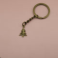 Metal Christmas Tree Keychain Bag Charm view 6