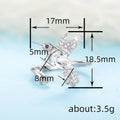 Colorful Hummingbird Open Adjustable Ring For Women Niche Designer Fashion Finger Jewelry view 4