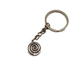 Metal Spiral Swirl Keychain For Bag Charm Gift view 5