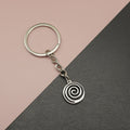 Metal Spiral Swirl Keychain For Bag Charm Gift view 1