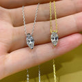Simple Marquise Olive Shape Layering Clavicle Necklace, Light Luxury Fashion Jewelry view 2
