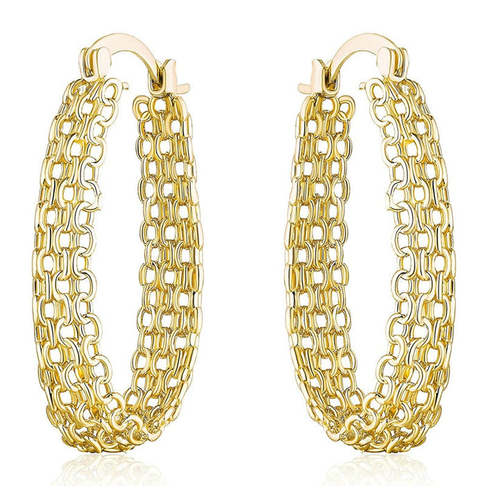 European Style Hollow Ear Cuff Earrings For Women, French Light Luxury Fashion Jewelry Accessories