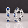 European Light Luxury Zircon Inlaid Ear Cuffs For Women Elegant Banquet Fashion Earrings view 2