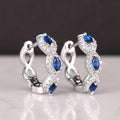 European Light Luxury Zircon Inlaid Ear Cuffs For Women Elegant Banquet Fashion Earrings view 3