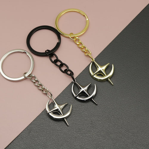 Metal Moon Star Keychain For Bag Charm Gift