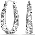 Textured Vintage Hoop Earrings For Women, Artistic Vacation Daily Wear Ear Cuffs view 1