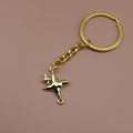 Metal Shiny Star Keychain Bag Charm Gift Accessory view 6