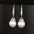 Delicate Faux Pearl Drop Earrings For Women, Luxury Style European American Fashion Jewelry view 2
