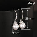 Delicate Faux Pearl Drop Earrings For Women, Luxury Style European American Fashion Jewelry view 4