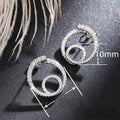 Geometric Line Stud Earrings For Women, Fashion Light Luxury Daily Wear Ear Jewelry view 4