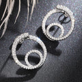 Geometric Line Stud Earrings For Women, Fashion Light Luxury Daily Wear Ear Jewelry view 5