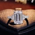 Minimalist Square Zircon Ring For Women, Fashion Engagement Wedding Single Finger Jewelry view 3