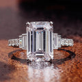 Minimalist Square Zircon Ring For Women, Fashion Engagement Wedding Single Finger Jewelry view 1
